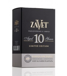 ZAVET  Sljiva Plum brandy 700ml  10y.o Limited Edition