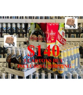 Jelen beer,Lav beer and Nektar beer  330mlx24  make a choice 3 cartons buy deal